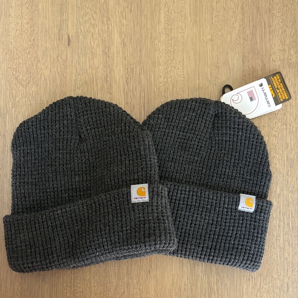 Carhartt Charcoal Beanie Set